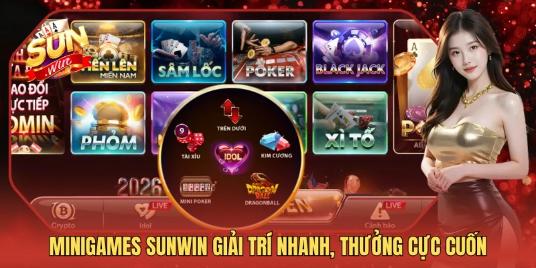 Minigames Sunwin giải trí nhanh, thưởng cực cuốn