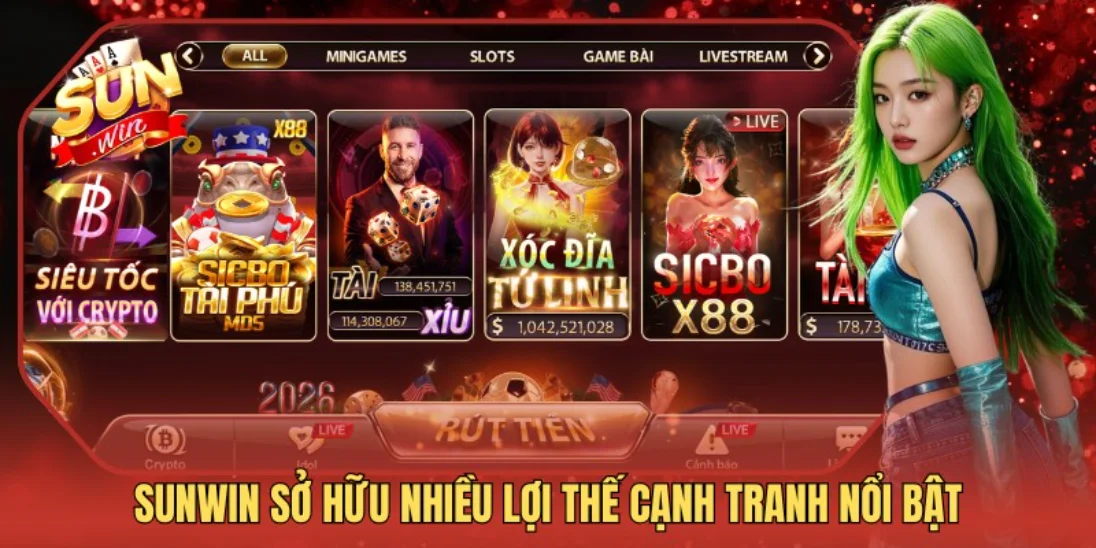 Sunwin sở hữu nhiều lợi thế cạnh tranh nổi bật